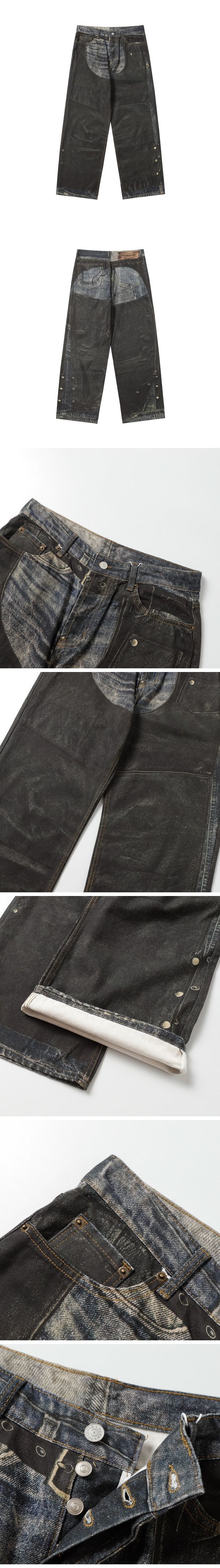 Acne Studios Trompe Loeil Chaps Jeans アクネ ストゥディオズ トロンプ ロエイユ チャップス ジーンズ