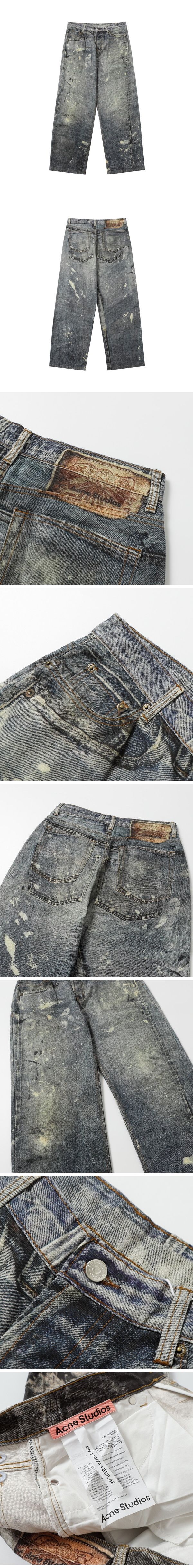 Acne Painted Super Baggy Fit Pants アクネ ペインテッド スーパーバギー フィッ パンツ