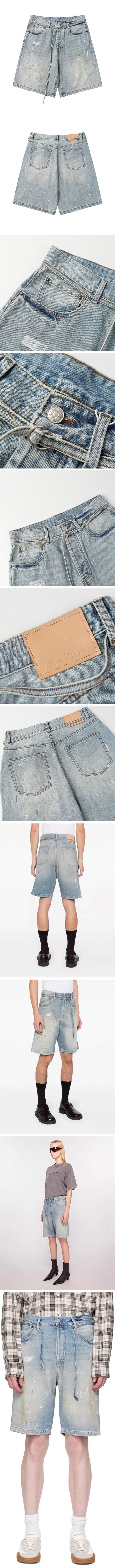 Acne Studios Loose Fit Denim Shorts アクネ ストゥディオズ ルーズフィット デニムショーツ