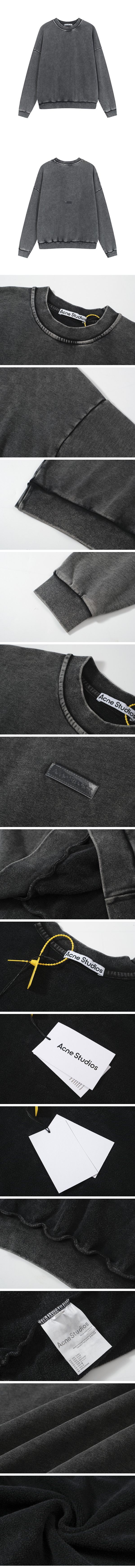 Acne Rubber Patch Sweat Shirt アクネ ラバーパッチ スウェットシャツ