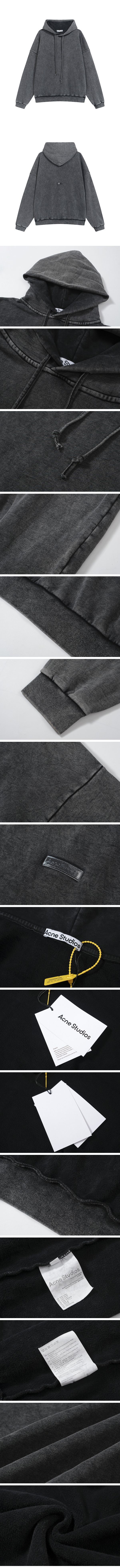 Acne Rubber Patch Hoodie アクネ ラバーパッチ パーカー