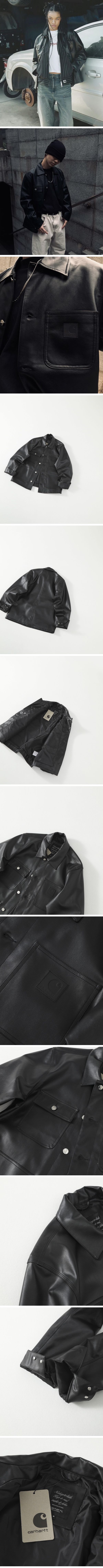 Carhartt Leather Botao Jacket カーハート レザー ボタン ジャケット
