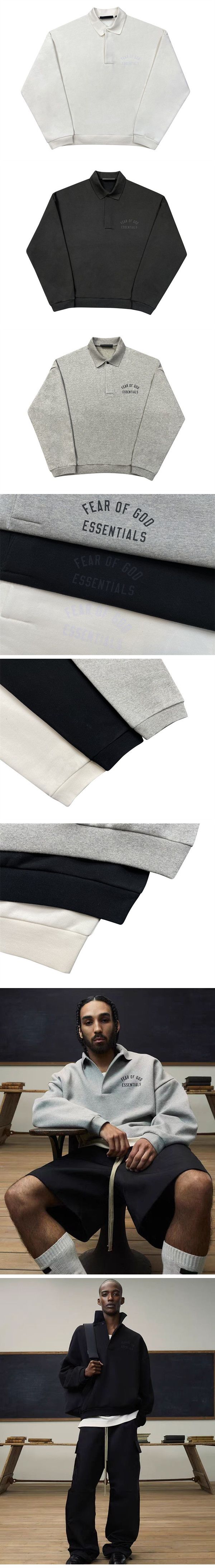 Fear of God Essentials Fleece Polo フィアオブゴッド エッセンシャルズ フリース ポロシャツ