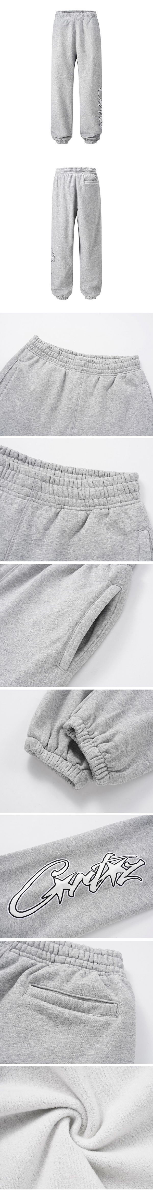 Corteiz Satin Allstarz Applique Pants コーテイズ サテン オールスターズ ブラケット パンツ