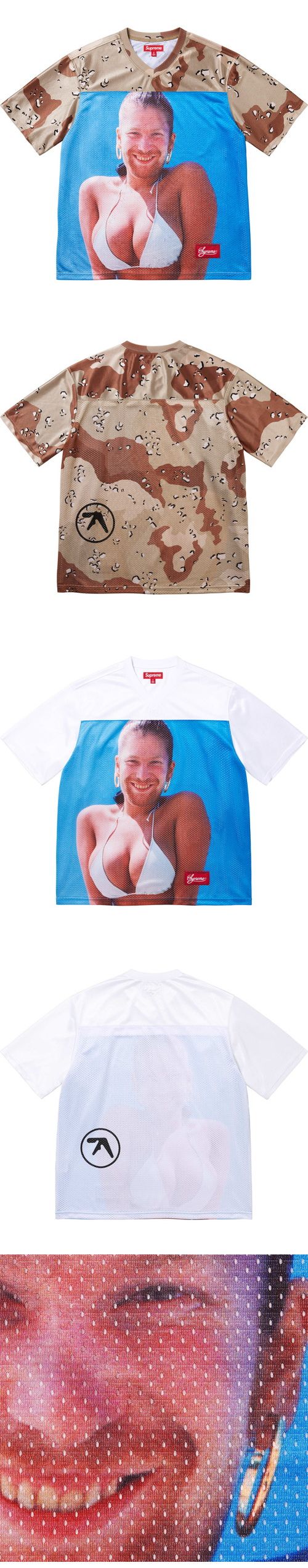 Supreme Aphex Twin Football Jersey シュプリーム x アフェックス ツイン フットボール Tee