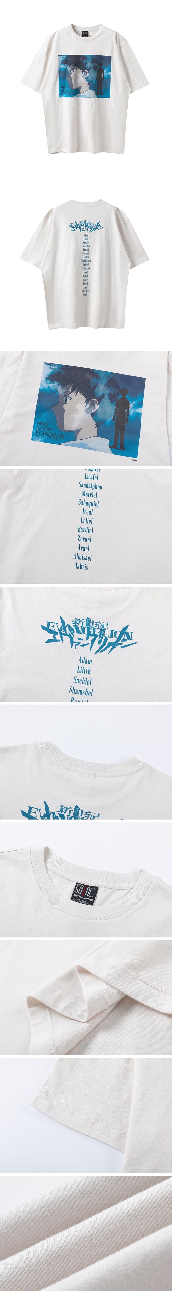 SAINT Mxxxxxx Evangelion Shinji Tee セントマイケル エヴァンゲリオン シンジ Tシャツ