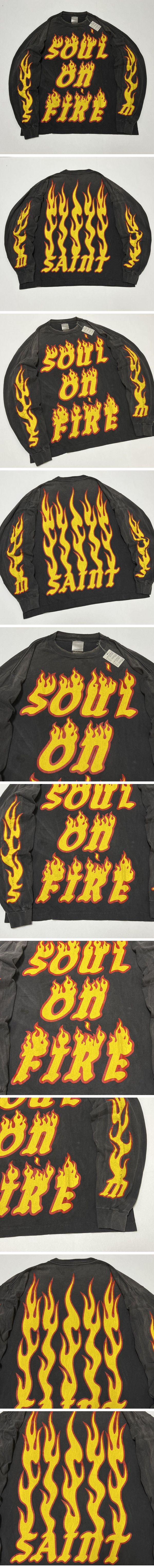SAINT Mxxxxxx Soul Of Fire L/S Tee セントマイケル ソウル オブ ファイア L/S Tシャツ