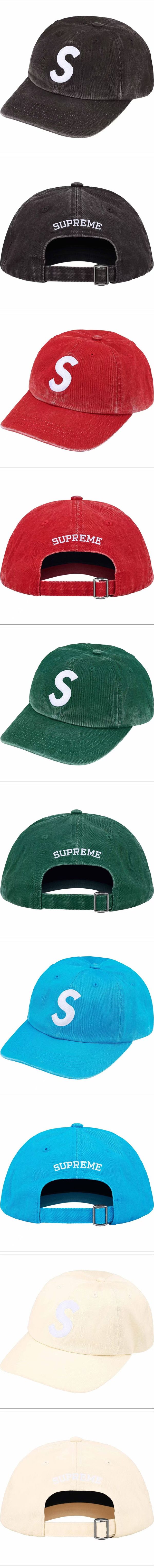 Supreme Pigment Print S Logo Cap シュプリーム ピグメント S ロゴ キャップ