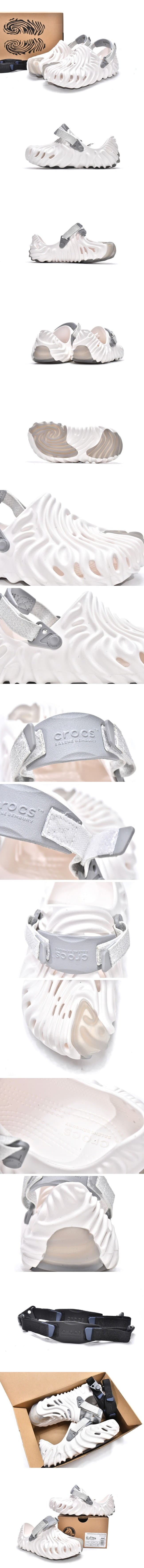 Salehe Bembury x Crocs Pollex Clog Stratus/Almost White 207393-100 サレヘ・ベンバリー × クロックス ポレックス クロッグ ストゥレイタス/オールモストホワイト