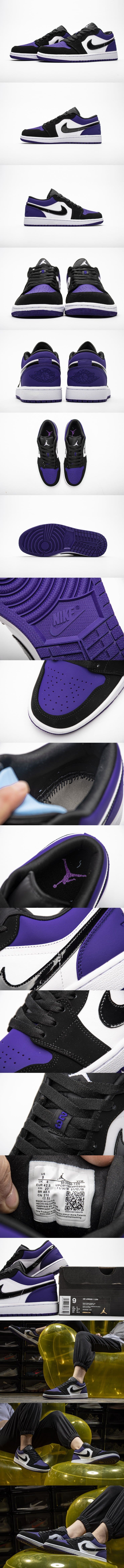 Nike Air Jordan 1 Low Court Purple 553558-125 ナイキ エアジョーダン１ ロウ コートパープル