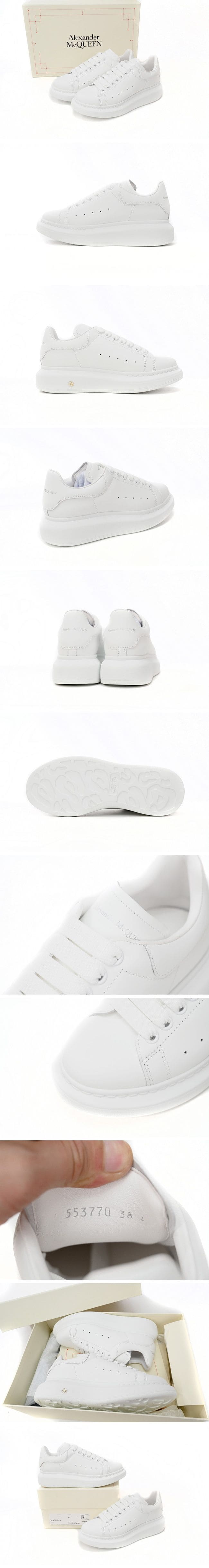 Alexander McQueen Oversized Sneaker White/White アレキサンダーマックイーン オーバーサイズド スニーカー ホワイト/ホワイト