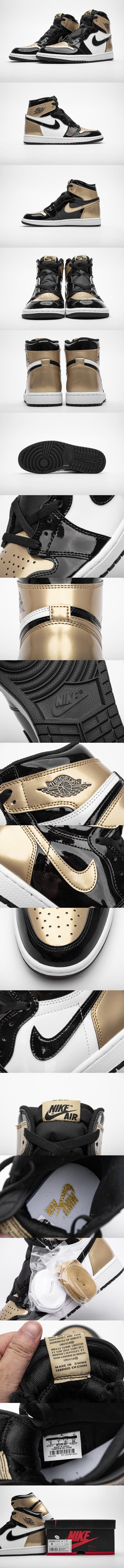 Nike Air Jordan 1 Retro High OG “Gold Toe” 861428-007 ナイキ エアジョーダン１ ゴールドトウ