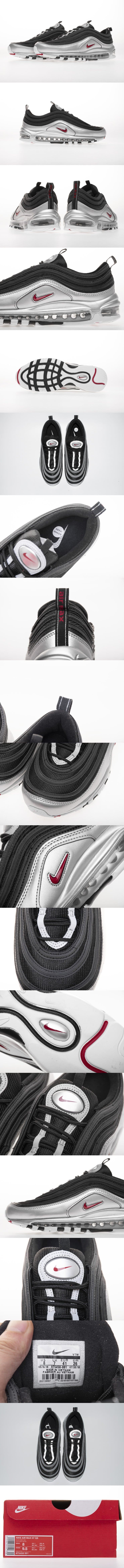 Nike Air Max 97 QS Liquid silver AT5458-001 ナイキ エアマックス 97 クイックストライク リキットシルバー black