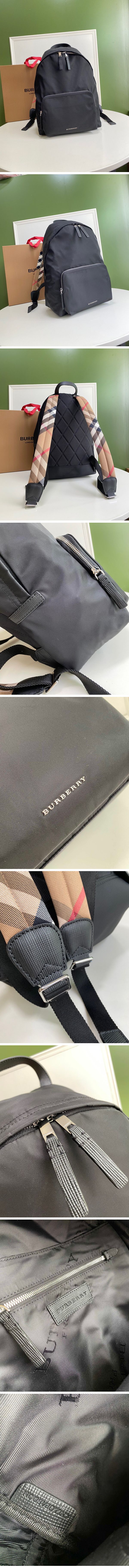 Burberry Logo Nylon Back Pack バーバーリー ロゴ ナイロン バックパック