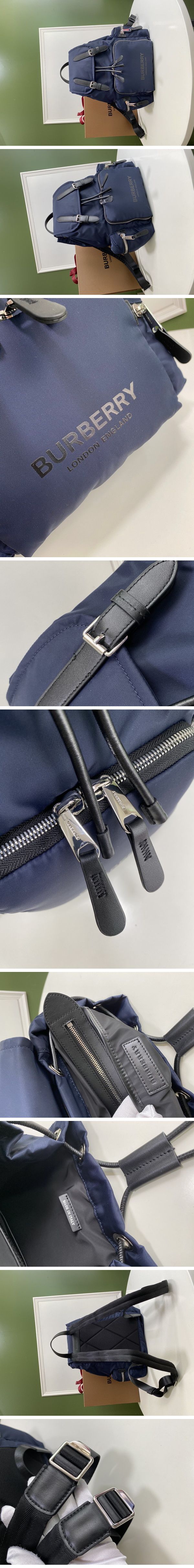 Burberry Zip Back Pack バーバーリー ジップ バックパック ネイビー