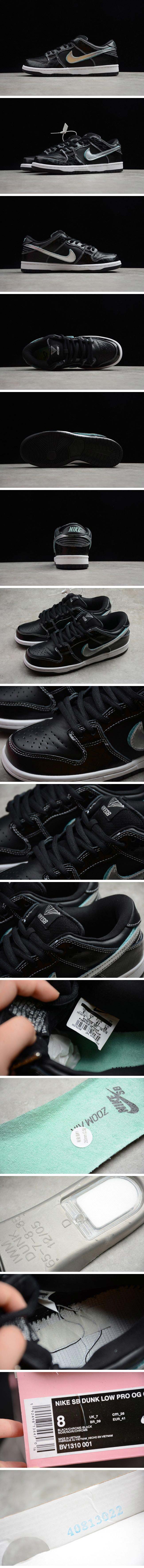 Diamond Supply Co. × Nike SB Dunk Low Pro Black BV1310-001 ダイアモンドサプライ×ナイキSB ダンク ロー プロ ブラック