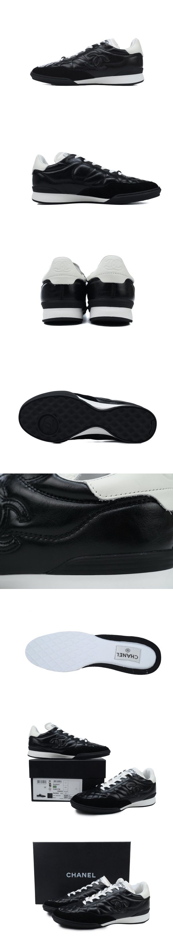 Chanel Leather Sneaker Black シャネル レザー スニーカー ブラック