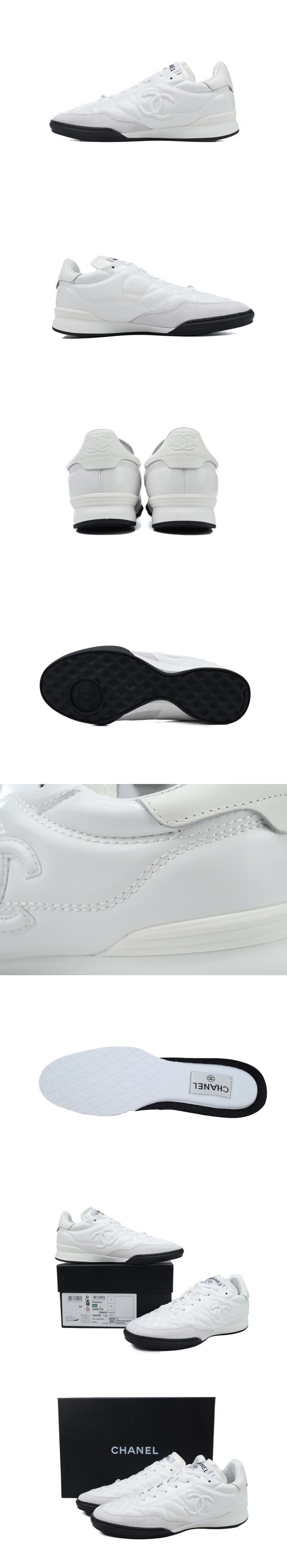 Chanel Leather Sneaker White シャネル レザー スニーカー ホワイト