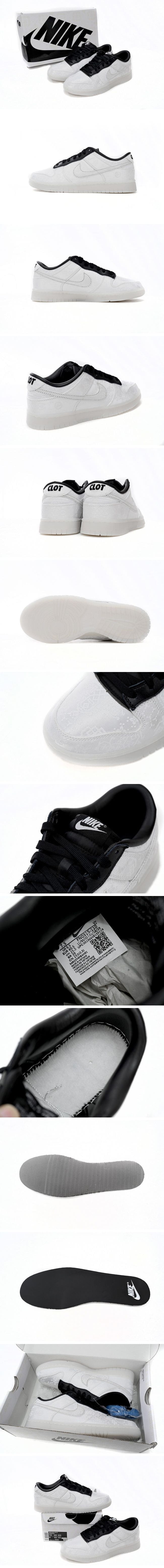 CLOT × Fragment × Nike Dunk Low White/Black FN0315-110 クロット x フラグメント x ナイキ ダンク ロウ