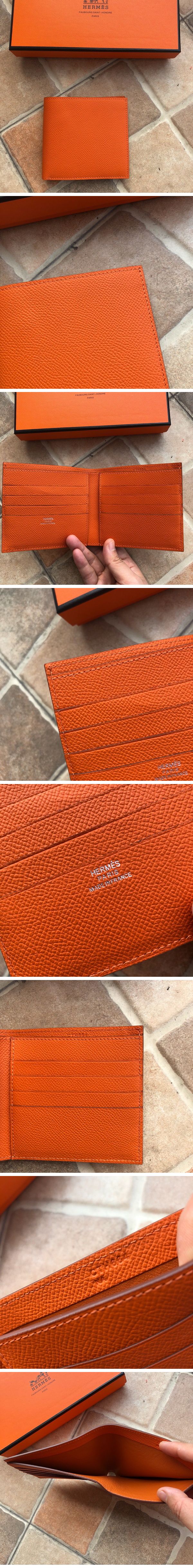 Hermes Mc2 Compact Wallet エルメス Mc2 コンパクト ウォレット オレンジ N級