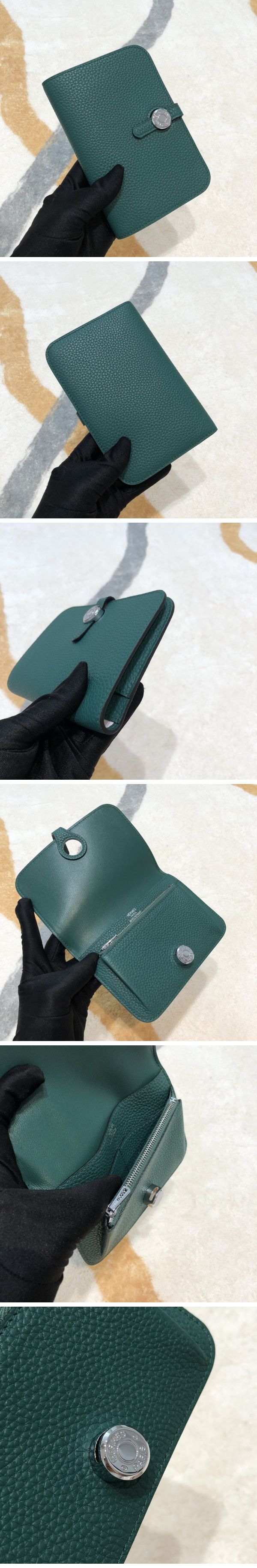 Hermes Dogon Wallet エルメス ドゴン ウォレット グリーン N級