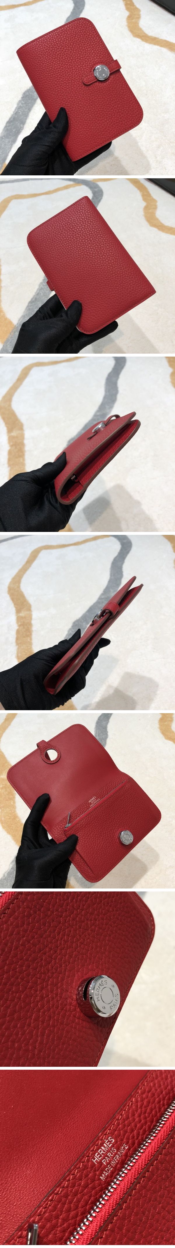 Hermes Dogon Wallet エルメス ドゴン ウォレット レッド N級
