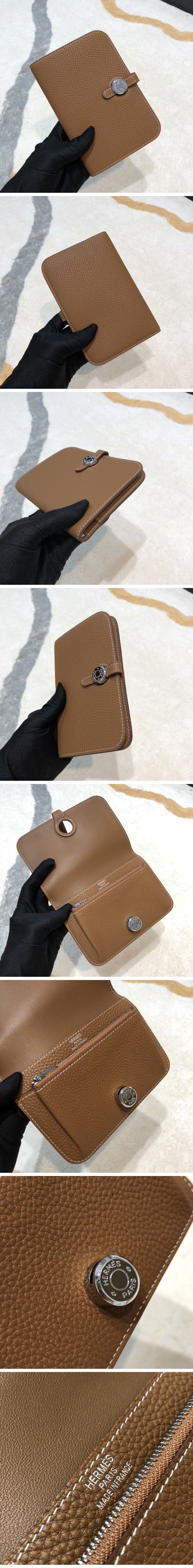 Hermes Dogon Wallet エルメス ドゴン ウォレット ブラウン N級