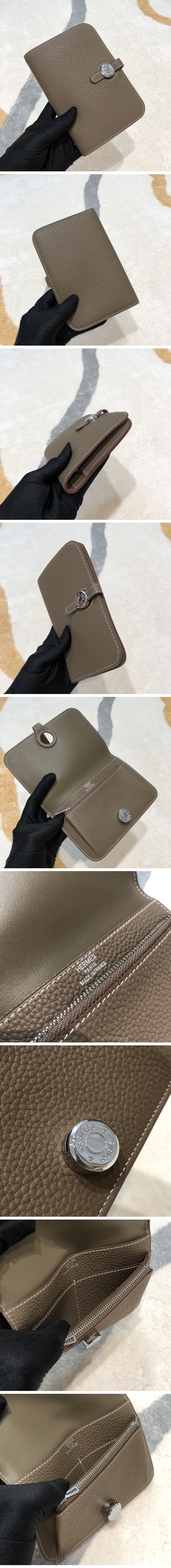 Hermes Dogon Wallet エルメス ドゴン ウォレット モカ N級