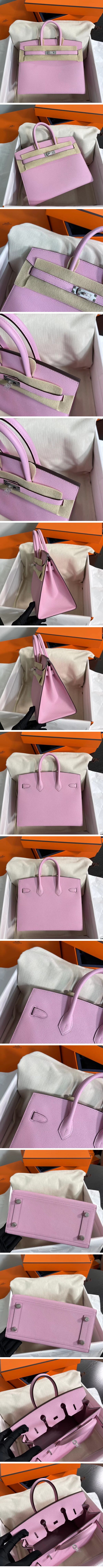 Hermes Birkin Sellier Hand Bag エルメス バーキン セリエ シルバー ピンク