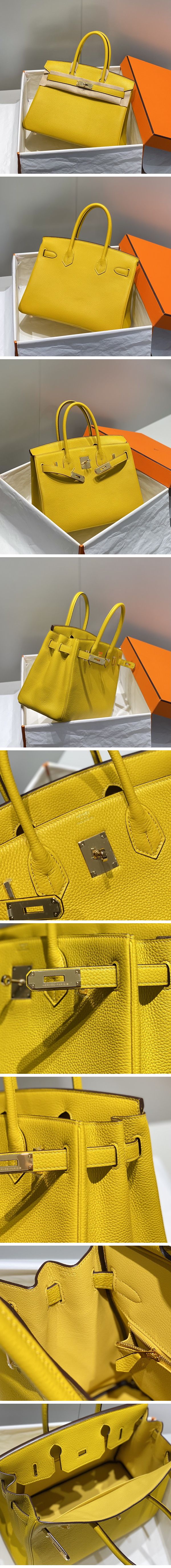 Hermes Birkin Sellier Hand Bag エルメス バーキン セリエ ゴールド ダーク イエロー