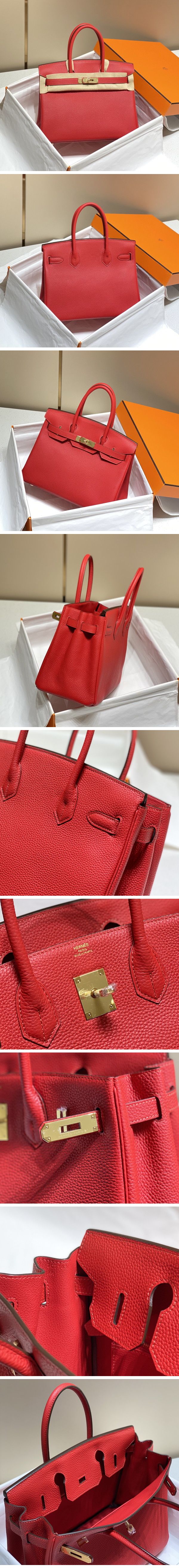 Hermes Birkin Sellier Hand Bag エルメス バーキン セリエ ゴールド ダーク レッド