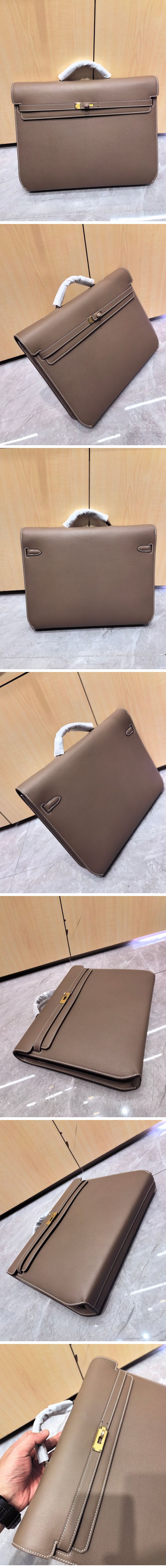 Hermes Kelly Depches36 エルメス ケリーデペッシュ36 モカ