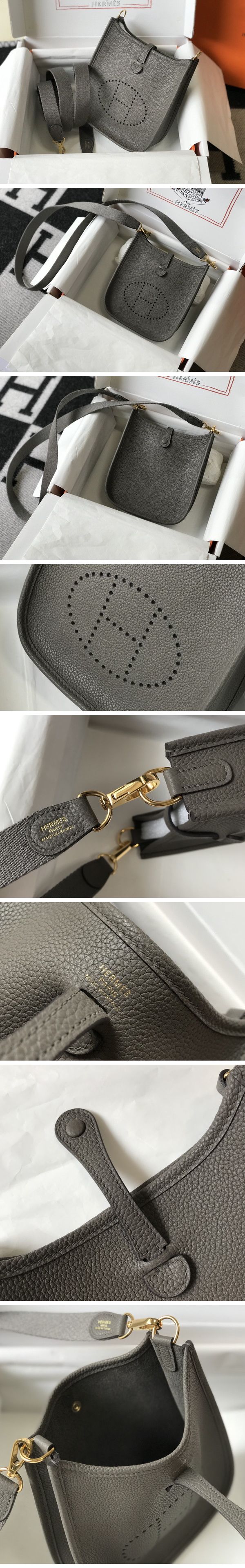 Hermes Evelyn エルメス エヴリン ダークグレー
