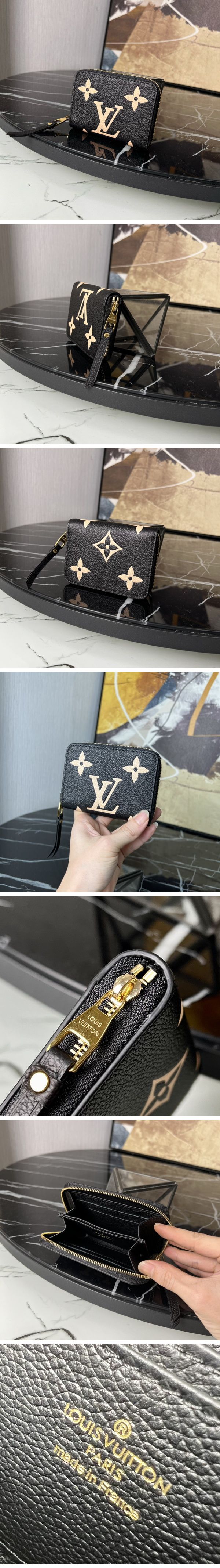 Louis Vuitton Monogram Zippy Coin Purs ルイヴィトン モノグラム ジップ コイン プラス ブラック