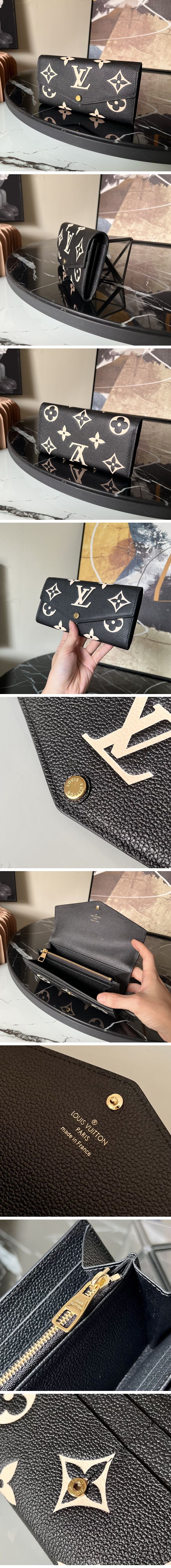 Louis Vuitton Portefeuille Emilie Wallet ルイヴィトン ポルトフォイユ サラ ウォレット ブラック