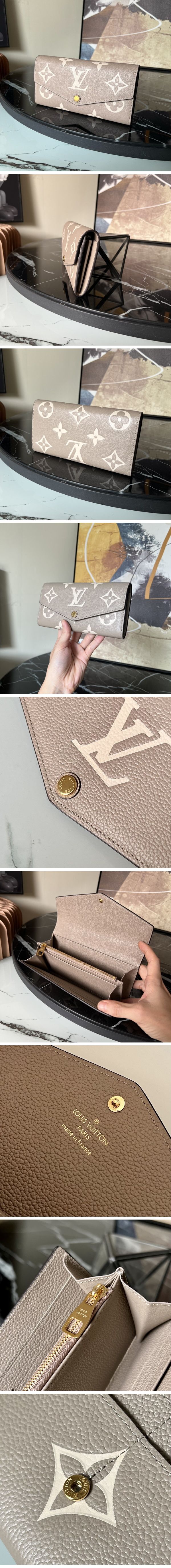 Louis Vuitton Portefeuille Emilie Wallet ルイヴィトン ポルトフォイユ サラ ウォレット ベージュ