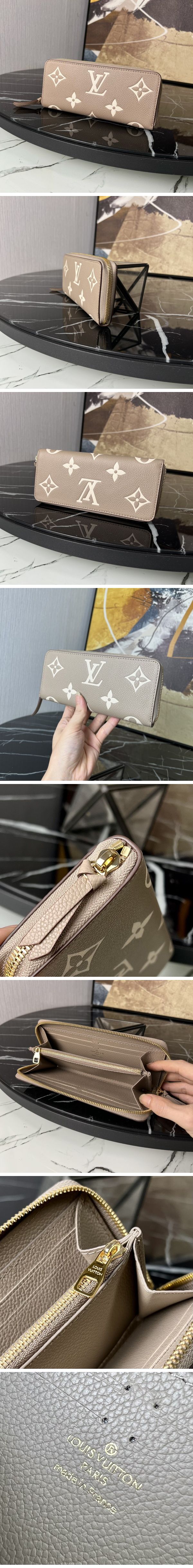 Louis Vuitton Clemence Wallet ルイヴィトン クレマンス ウォレット ベージュ