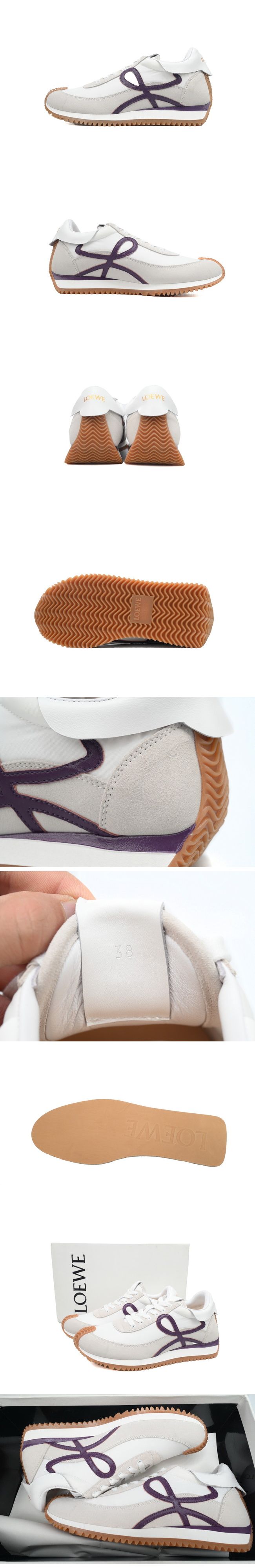 LOEWE Flow Runner White/Purple ロエベ フローランナー ホワイト/パープル