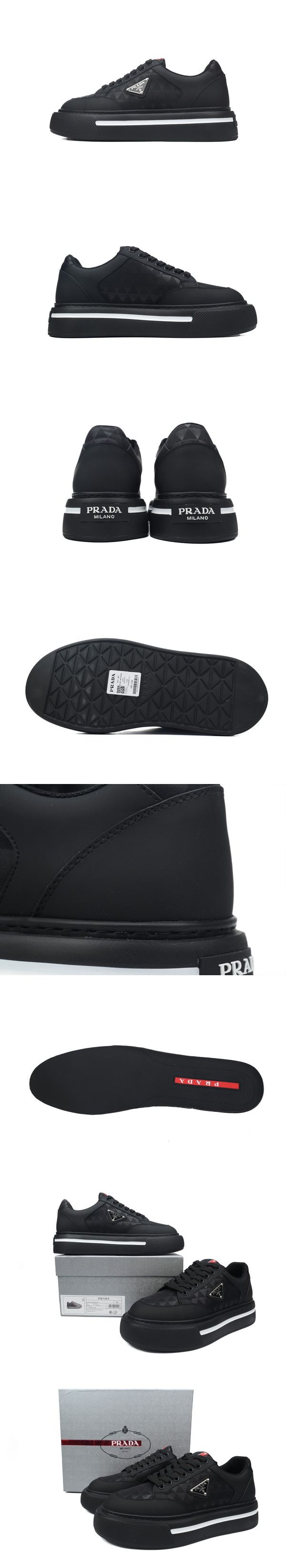 Prada Platform Black Sneaker プラダ プラットフォーム ブラック スニーカー