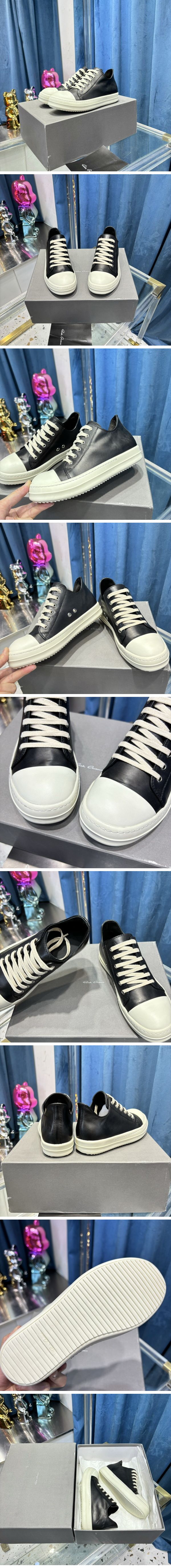 Rick Owens Leather Low Sneaker リックオウエンス レザー ロウ スニーカー