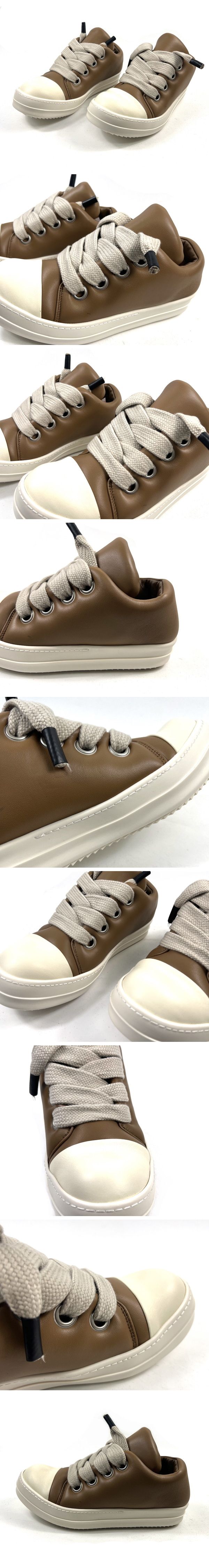 Rick Owens Porterville Jumbolaced Sneaker リックオウエンス ポータービル ジャンボレイシド パデッド スニーカー ブラウン