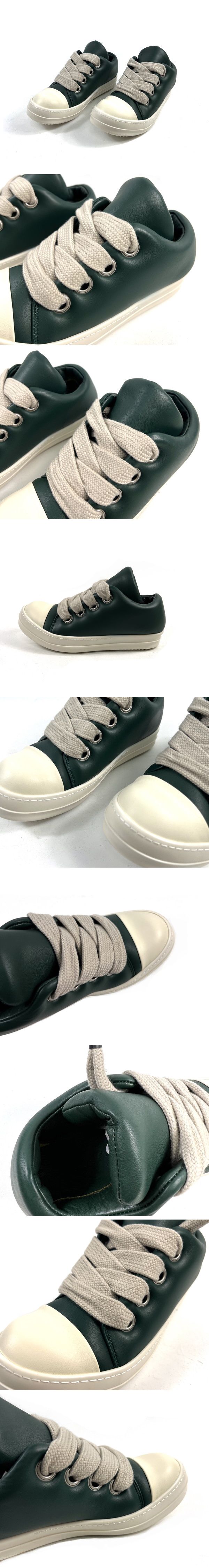 Rick Owens Porterville Jumbolaced Sneaker リックオウエンス ポータービル ジャンボレイシド パデッド グリーン