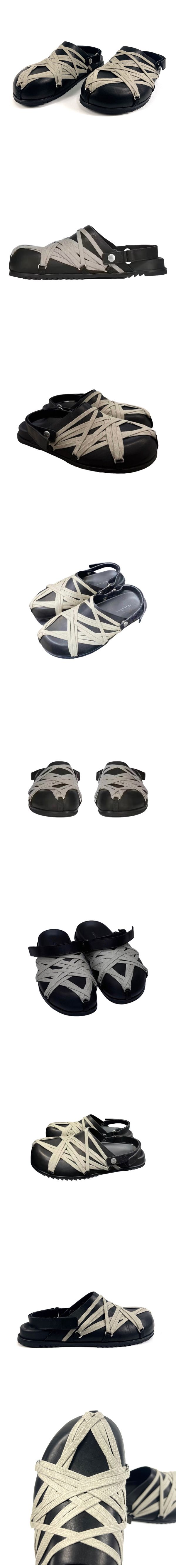 Rick Owens 25SS Hollywood Mule Granora Black Washed Calf リックオウエンス 25SS ハリウッド ミュールグラノーラ ブラック ウォッシュド カーフ