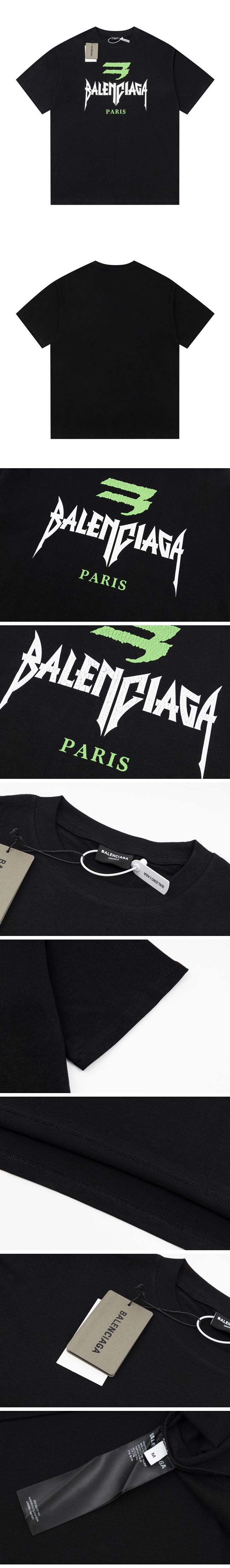 Balenciaga Logo Print Tee バレンシアガ ロゴ プリント Tシャツ ブラック
