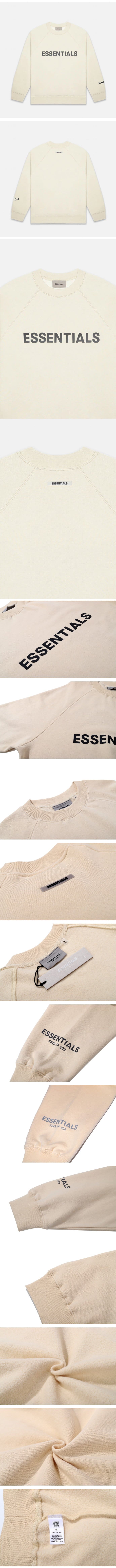 Fear of God Essentials Crew Neck SweatShirt Beige FOG フィアオブゴッド エッセンシャル スウェット ベージュ