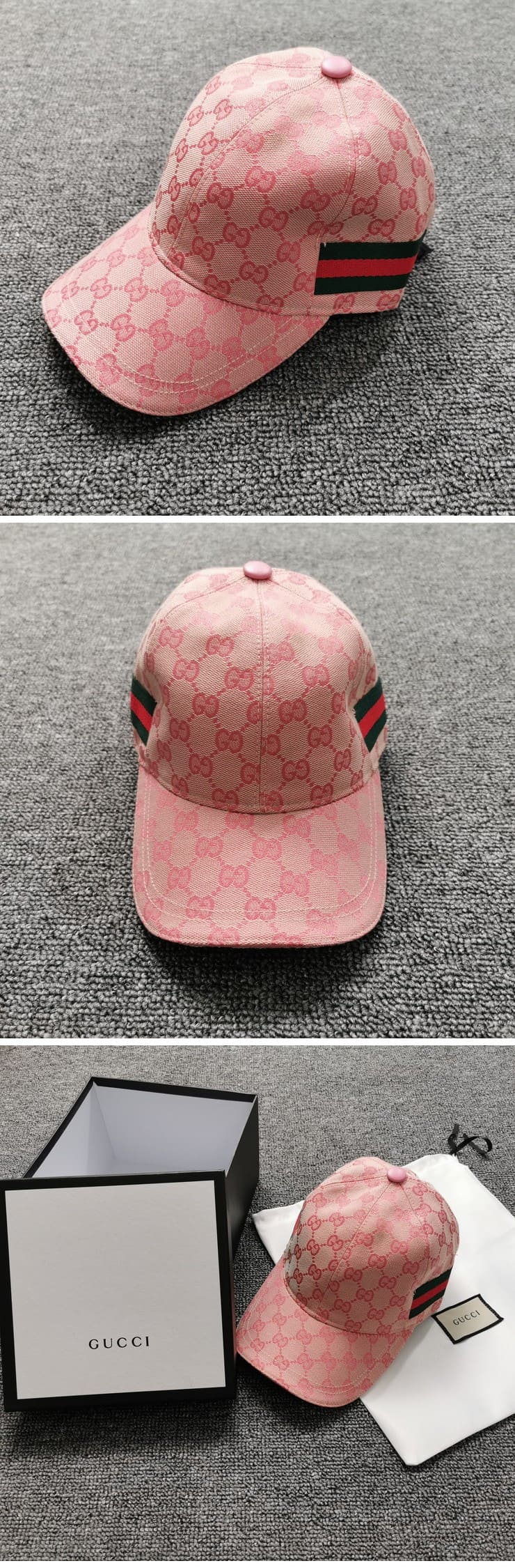 Gucci Original gg Logo Cap Pink グッチ オリジナル ggロゴ キャップ ピンク