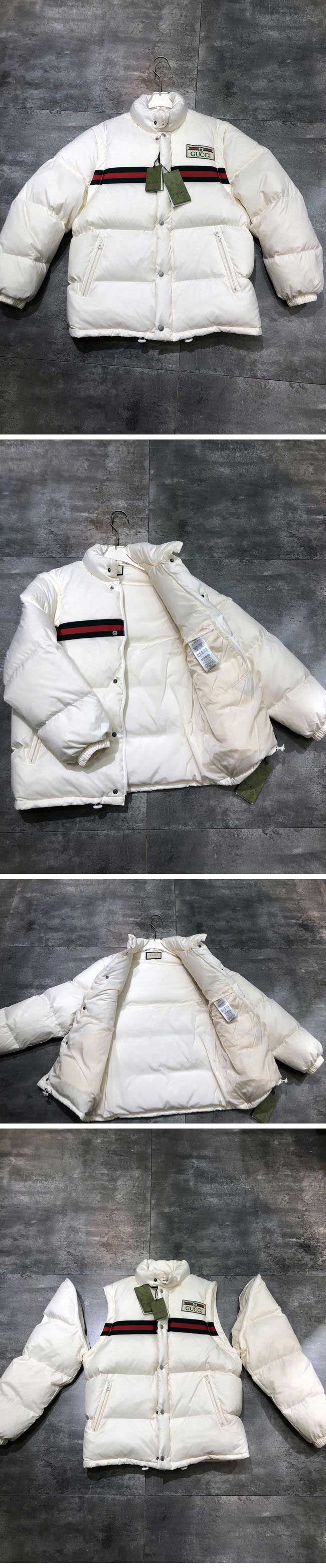 Gucci Vintage Logo Down Jacket グッチ ヴィンテージ ロゴ ダウンジャケット ホワイト