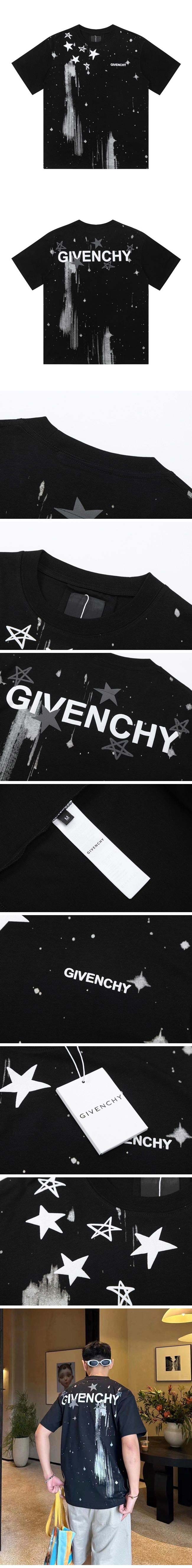 Givenchy Star Print Tee ジバンシー スター プリント Tシャツ ブラック