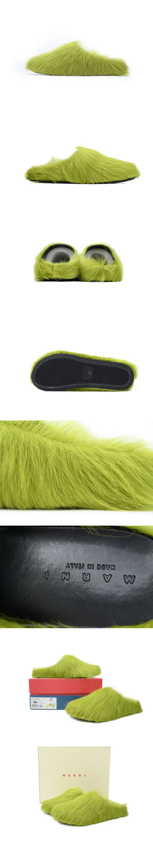 MARNI Fussbett Sabot Green マルニ フスベッド サボ グリーン