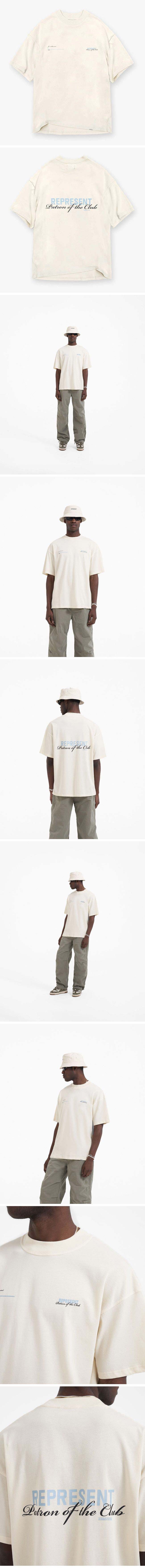 Represent Simple Logo Print Tee リプレゼント シンプル ロゴ プリント Tシャツ ホワイト